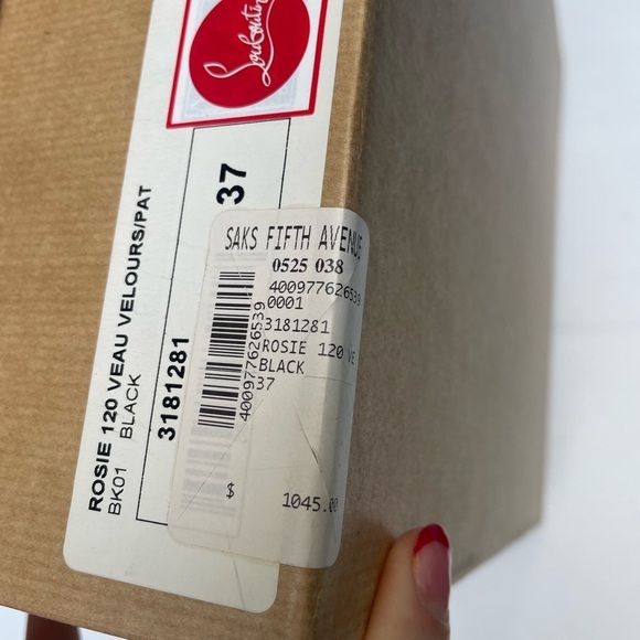 Christian Louboutin ROSIE 120 VEAU VELOURS PAT Heels - Picture 5 of 16